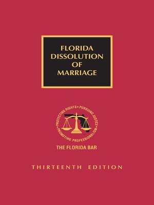 cover image of Florida Dissolution of Marriage